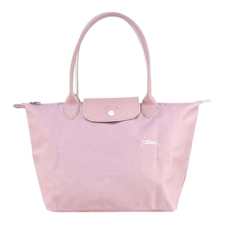 Longchamp Сумка Le Pliage Club из полиамидной канвы, сумка-пельмень, сумка через плечо, средняя, женская, розовая