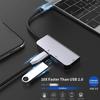 Расширение хаба USB-C на HDMI 4K: Док-станция-конвертер видео высокой четкости 3-в-1