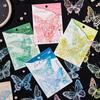 20Pcs/Pack Colorful Butterfly Stickers Ornaments Happy Birthday Party Supplies Cake Decor DIY Wedding Decoration Gifts Accessory