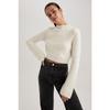 Fitted Half Turtleneck Thessaloniki Fabric Sweater