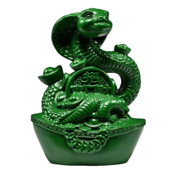 Резьба по дереву статуэтка змеи старинный китайский зодиак талисман модель змеи удачи мини-статуэтка животного скульптура фэн-шуй настольное украшение орнамент