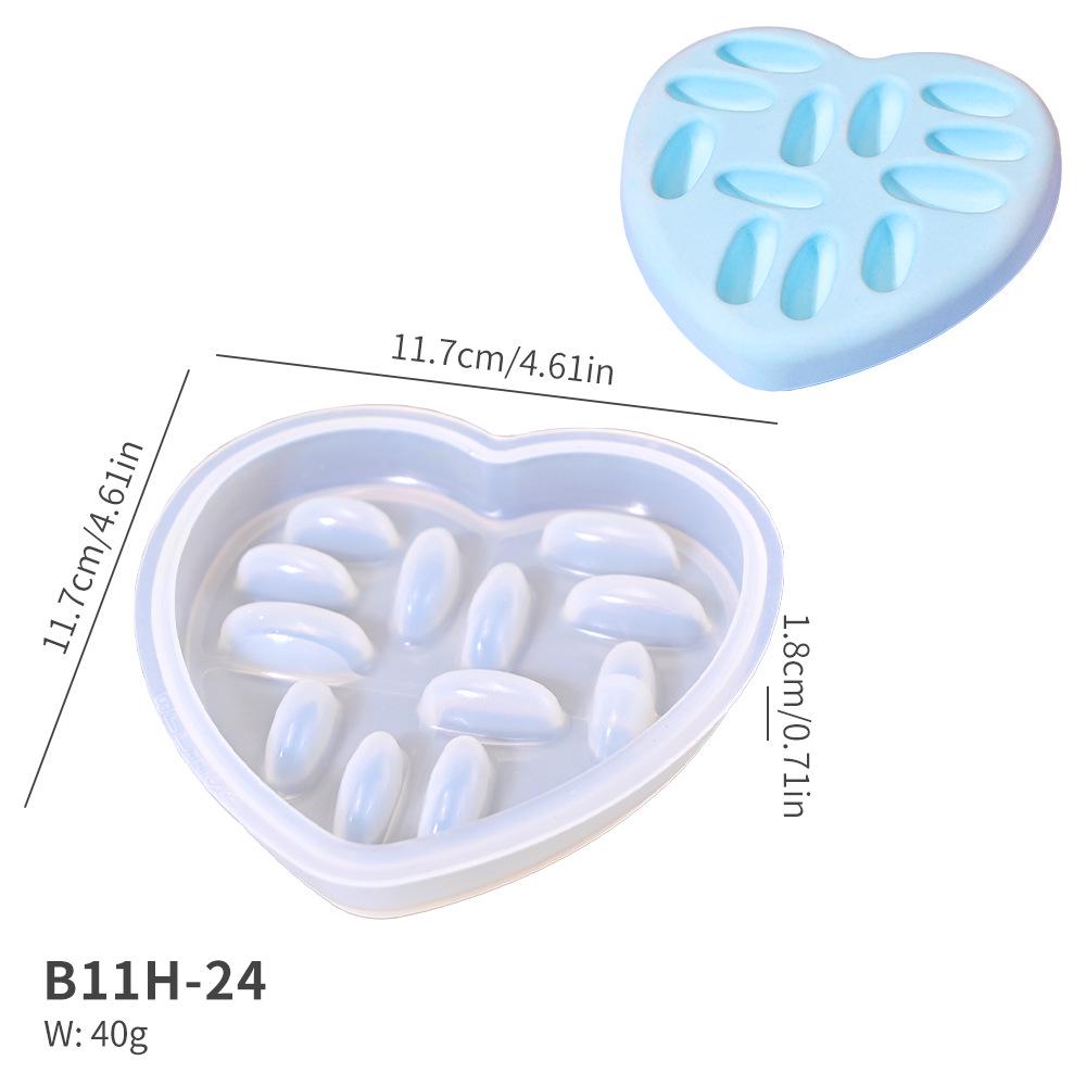 Сделай сам силиконовая форма для круглых и в форме сердца подносов для хранения украшений - органайзер для колец из кристальной эпоксидной смолы