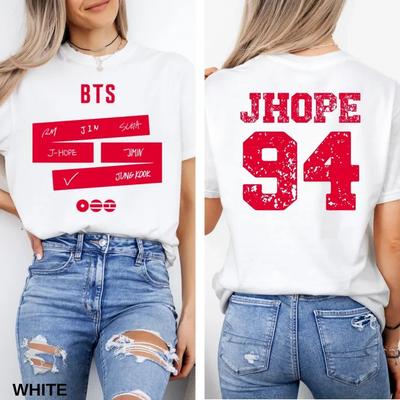 Футболка BTS World Tour Arirang – Comfort Colors Мерч K-Pop Чимин 95 Ви 95