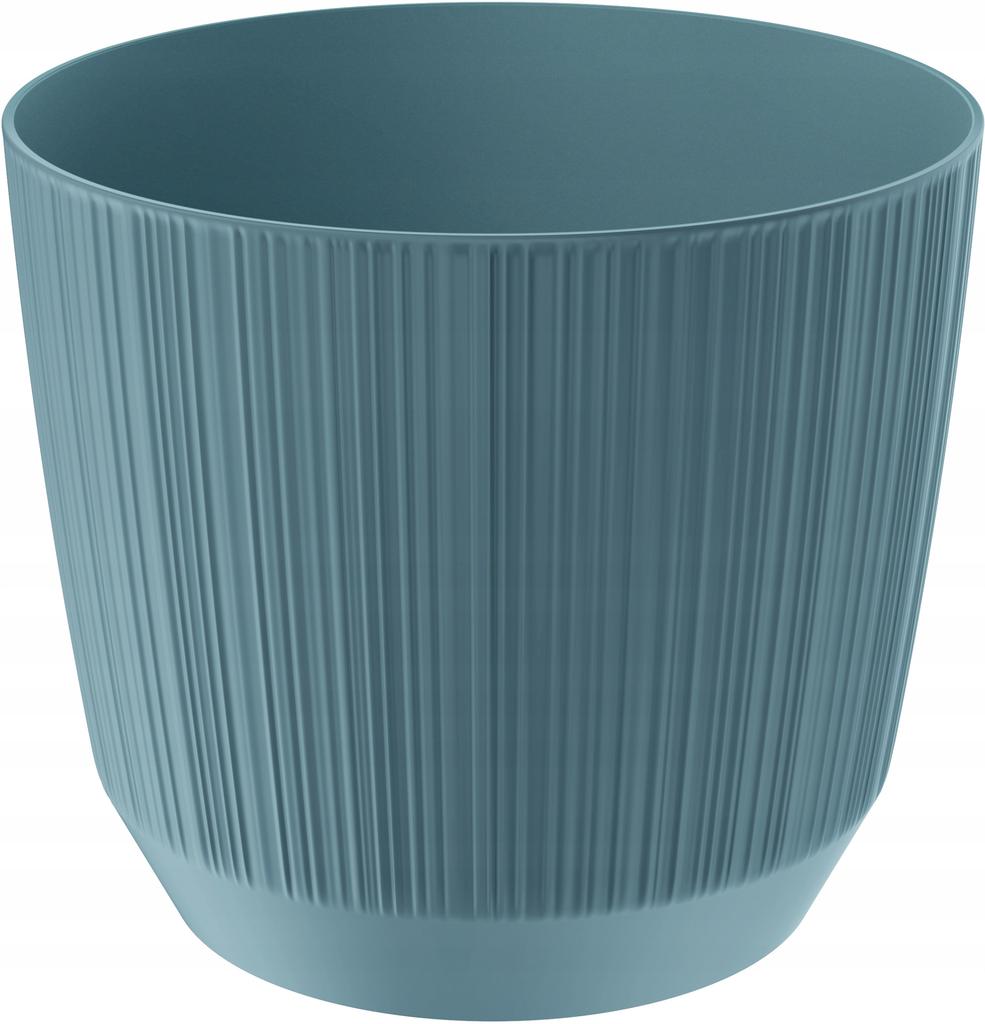 Round Ribbed Plastic Plant Pot Cover, Ryfo