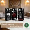 Hail S-Satan Phone Case For iPhone17,16,15,14,13,12,11 Plus,Pro Max Magnetic For Magsafe Wireless Charging