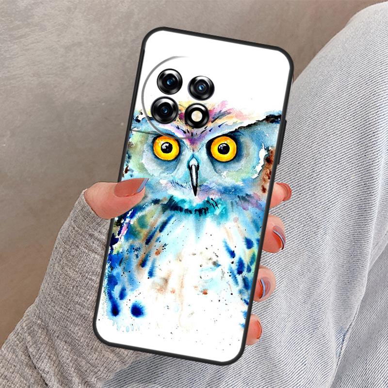 Cartoon Owl Cover For OnePlus Nord CE 4 2 3 Lite N10 N20 N30 OnePlus 13 12 11 10 Pro 12R 13R 10T 8T Case