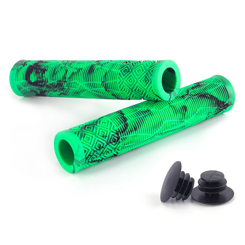 1 Pair Bicycle Handlebar Grips Soft Longneck Bars Bike Rubber Handle Grips For 22.2Mm Handlebar Tricycle Wheel Chair Mountain