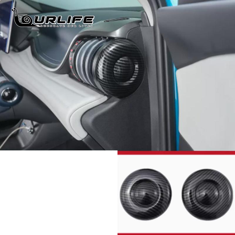 Для BYD atto 3 2022 2023 LHD RHD Карбоновый цвет Внутренняя отделка Наклейки ABS