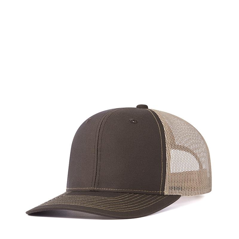 Custom Logo Animal Hunting Leather Patch Mesh Snapback Richardson 112 Trucker Hats Caps Duck Camo Trucker Hats