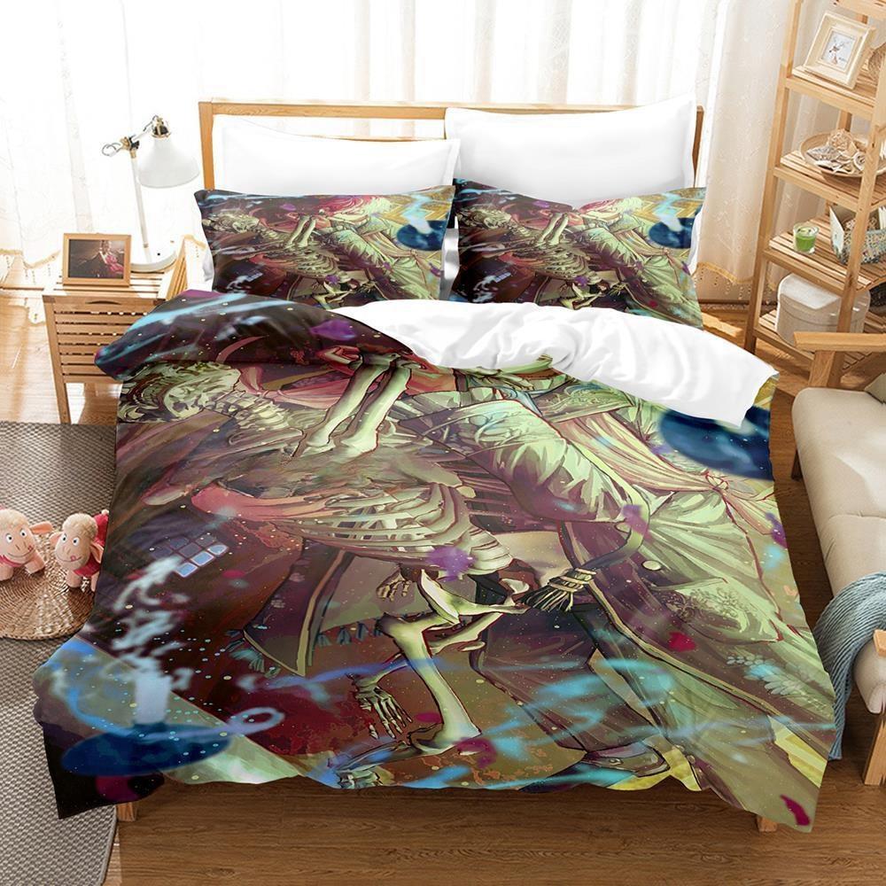 New Game Promise of Wizard Bedding Set Duvet Cover Comforter King Queen Twin Size Boys Girl Adult