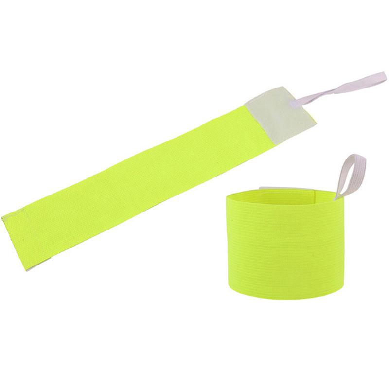 2023 High Quality Colorful Anti-Off Professional Football Soccer Captain Armband Player Arm Band Adjustable Armband