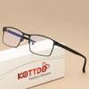 KOTTDO Vintage Square Optical Eye Glasses Frames Metal Men Fashion Classic Business Clear Transparent Frame Eyeglasses Oculos
