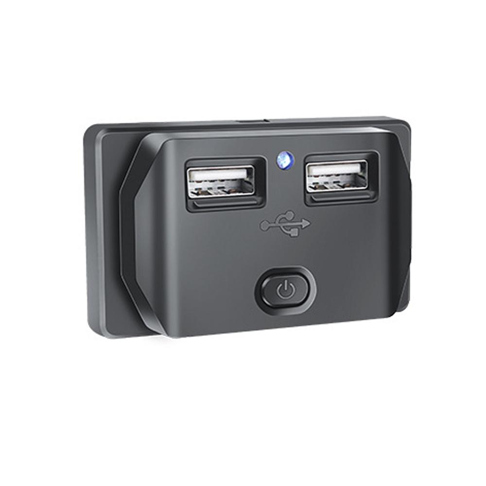Горячая Распродажа Двойной USB Порт Зарядное Устройство Автомобильный Автофургон Быстрое Зарядное Устройство Гнездо Адаптер Светодиодная Розетка Водонепроницаемый Для Большинства Транспортных Средств 12 В/24 В