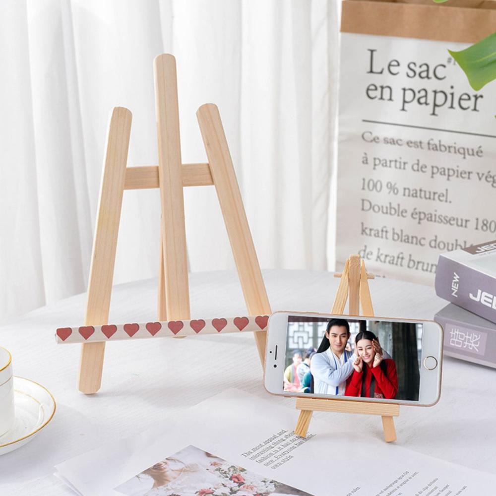 Взрослые Настольный Деревянный Многофункциональный Дисплей Стенд Держатель Полка Живописный Мольберт