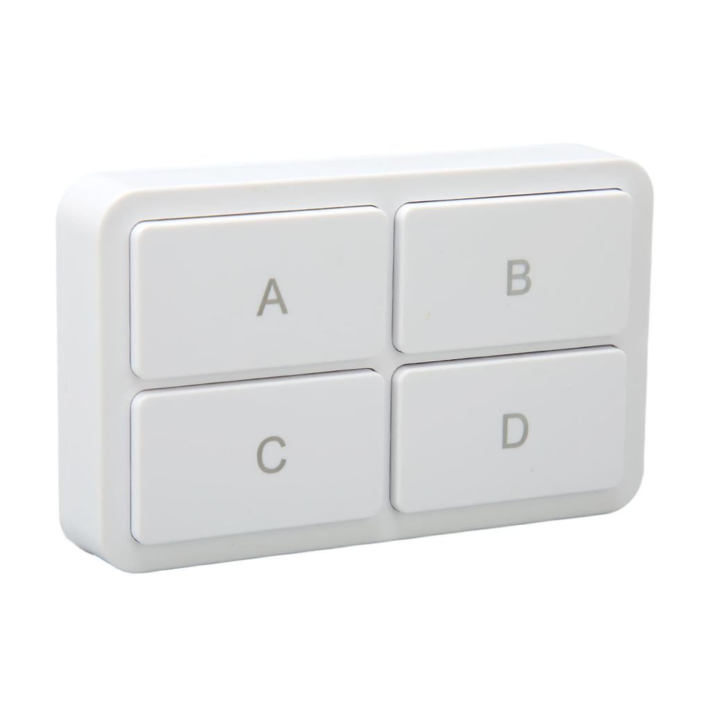 Smart Button Switch APP Remote Control Switch Requires for Tuya ZigBee Hub for Home Appliances 4 Gang