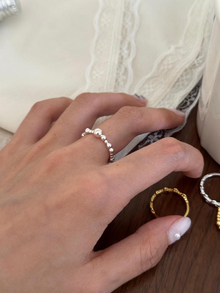 Женское кольцо с открытой геометрической волной, посеребренное, S925 - многофункциональное, персонализированное украшение для указательного пальца.