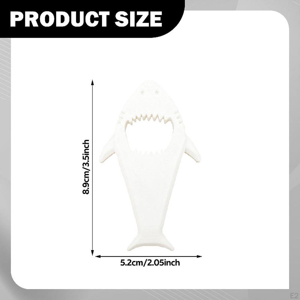 Открывалка для бутылок в виде акулы, кухонный инструмент, ручная, портативная, современная, для открывания пивных банок, для банкета