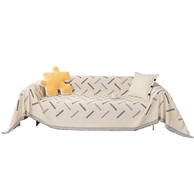Чехол для дивана из шенилловой ткани на все сезоны, полотенце для дивана в стиле Ins, современное простое одеяло с защитой от царапин