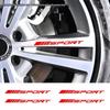 4-Piece Спортивные Наклейки на Ступицы Колес Кольца Колес Колесные Диски Racing Tire