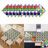 10Pcs DIY Colorful  Mosaic Wall Stickers Imitation Brick Bedroom Decoration Waterproof Self Adhesive Tile Wallpaper Kitchen Cupboard Decor