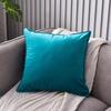 Однотонная бархатная декоративная подушка и наволочка для дивана, кровати, автомобиля или спинки