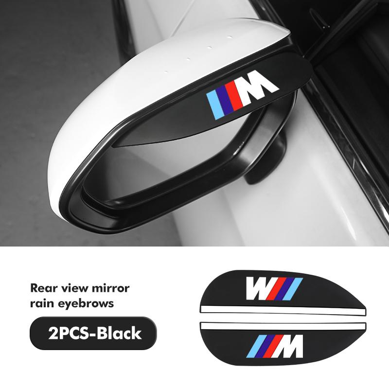 2pcs Car Side Rearview Mirror Rain Eyebrow Sun Visor Protector For BMW E93 F10 F20 F30 F40 F15 F25 F26 F31 F49 F86 M3 M5 X3