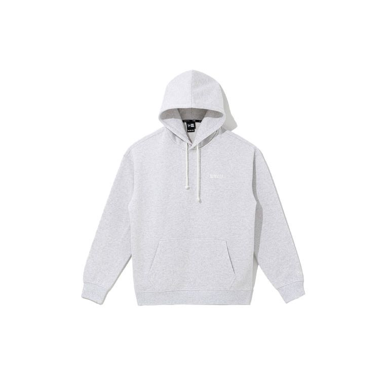 New Era FW21 Однотонный Базовый Свитшот с Вышивкой Унисекс Свитшот Серый 12866579