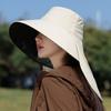 Sun Protection Hat Women'S Outdoor Big Eaves Uv Protection Sun Hat Outdoor Windproof Mountaineering Hat Travel Beach Hat