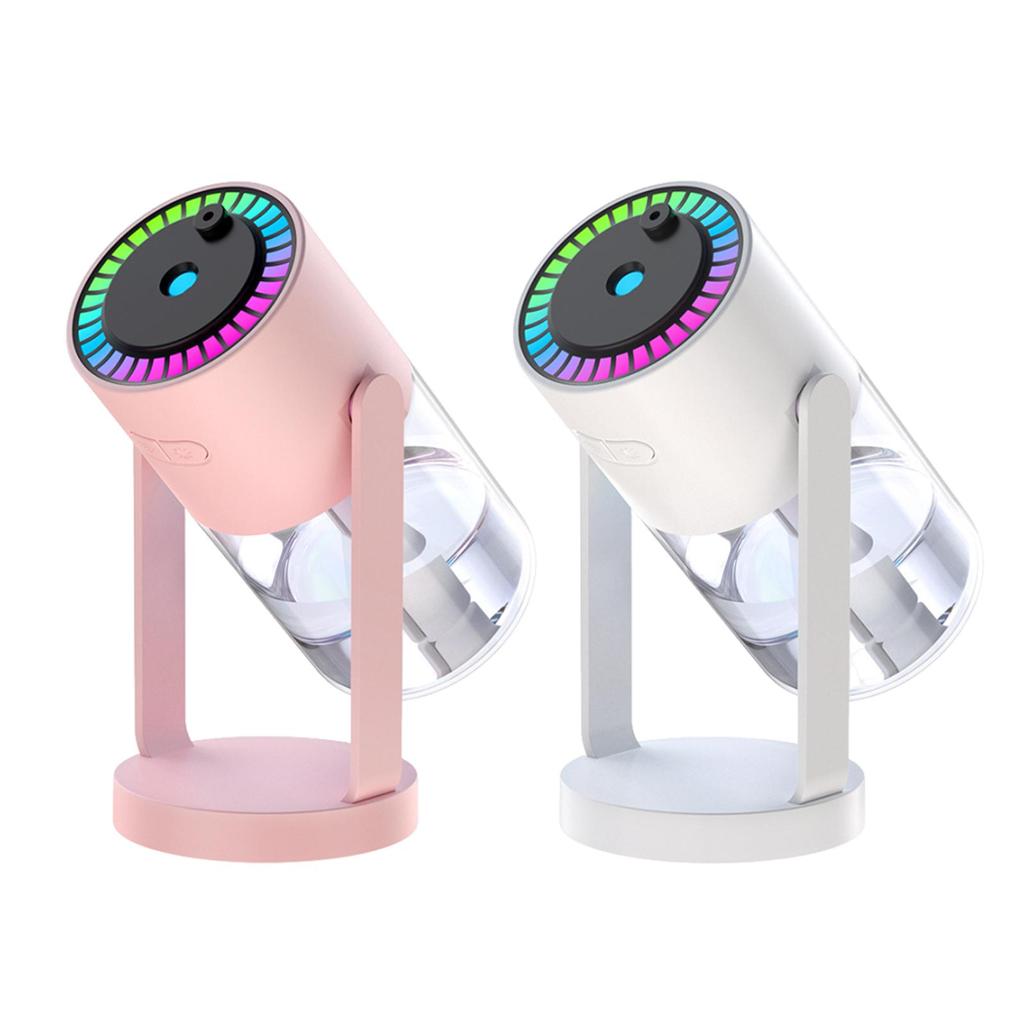 Портативный увлажнитель воздуха 280 мл, небольшой увлажнитель с цветным ночным светом для спальни, домашнего декора, подарка на день рождения