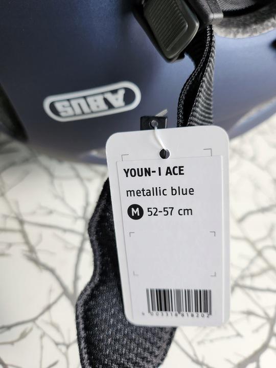 Kask Abus Youn-I Ace R. M 52-57Cm. Blue Metalic