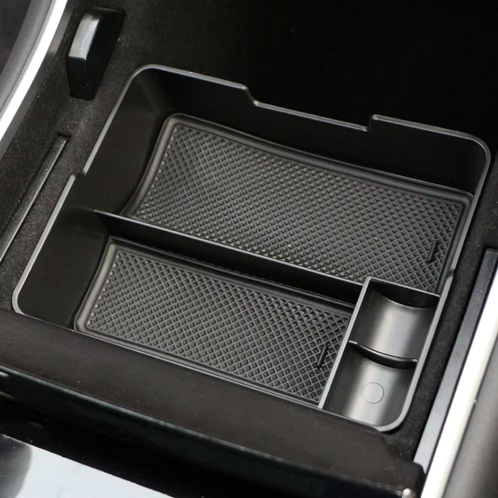 For Tesla Model 3 Model3 2017 2018 2019 2020 Car Armrest Storage Box Central Console Organizer Tray Interior Accessories