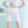 Спортивные эластичные короткие антибликовые бесшовные защитные брюки с высокой талией для йоги, трусы-боксеры
