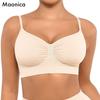 Европейский размер CDE чашка новый бесшовный спортивный бюстгальтер майка для йоги жилет удобный топ нижнее белье M-2XL Plus