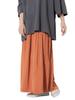 Beams Heart Женская плиссированная юбка с лентой, Оранжевая, Один размер
