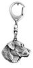 Labrador Retriever – Silver-plated key ring with a dog in a gift box, handbag decoration | Art-Dog