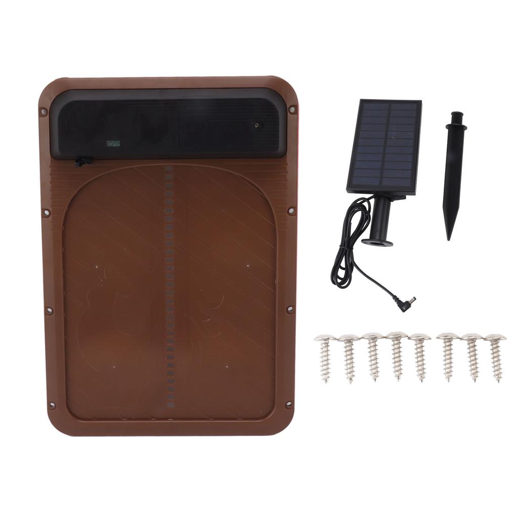 Автоматическая дверь курятника на солнечной энергии, безопасная дверь курятника с датчиком освещенности для домашней птицы, синяя