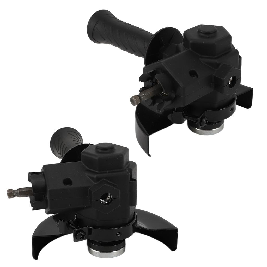 Адаптер для дрели к угловой шлифмашине АБС сталь Преобразователь угловой шлифмашины Головка для электрической дрели Электроинструмент с рукояткой для резки