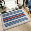 Flocked Non Slip Bathroom Mat Super Absorbent Quick Dry Shower Rug Machine Washable Soft Bath Floor Mat for Home Door Mat