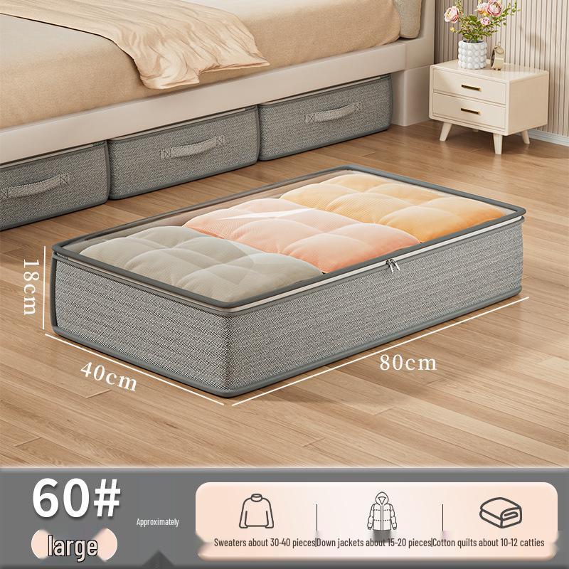 Плоский ящик для хранения под кроватью и выдвижной ящик для сезонных одеял и органайзер для одежды