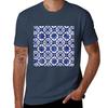 Blue And White Portuguese Tile Tshirt Casual Everyday Short Sleeve Tshirt