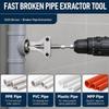 Xiaomi Plumber Universal Broken Pipe Extractor Faucet Valve Stuck Insert Remover Hex Shank Drill Powered Heavy Duty Repair Tool Kit