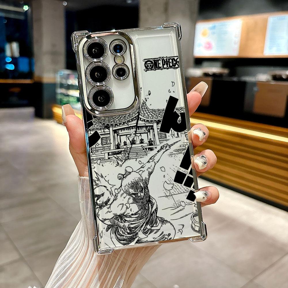Чехол-бампер Roronoa Zoro One Pieces Manga для телефона Galaxy S26 Ultra Чехол для Samsung S26 S25 S24 S23 S21 Ultra S20 FE S25 Plus