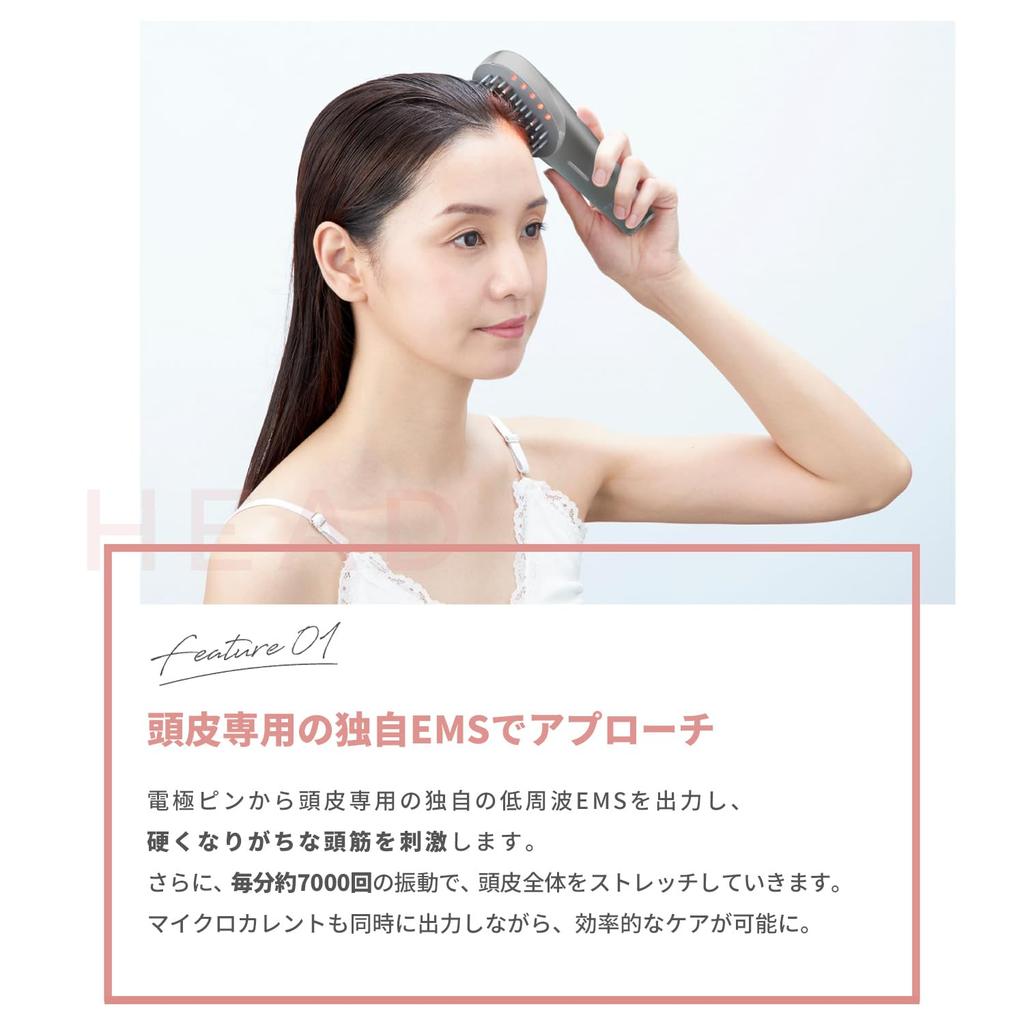 Электрическая щетка Miese Scalp Lift Plus Устройство для лица EMS Lift Brush MS82W Белый YA-MAN