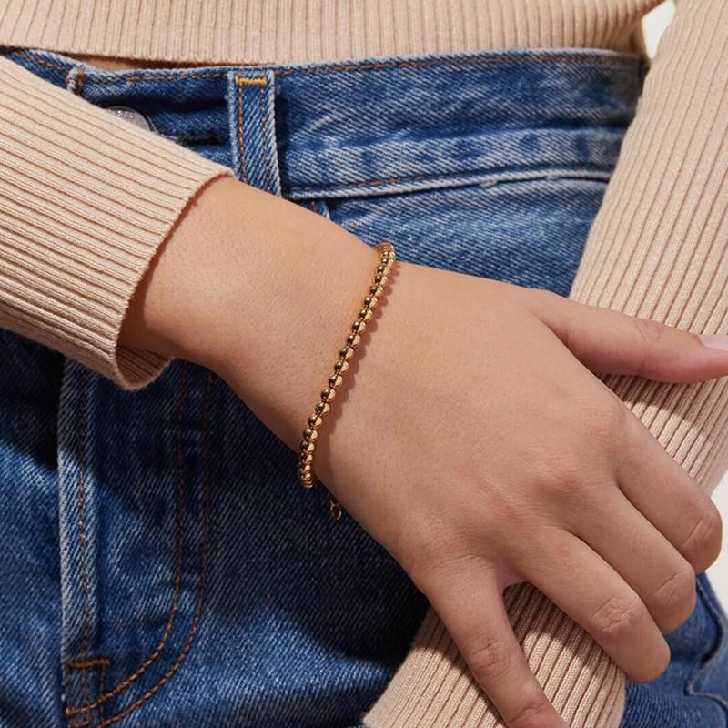 Браслеты Новый браслет из бисера с золотым покрытием и медным покрытием