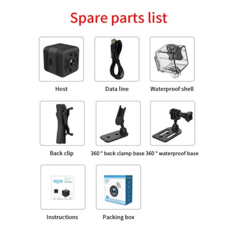 IP Camera HD WIFI Small Mini Camera Cam Video Sensor Night Vision Waterproof Shell Camcorder Micro