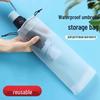 Large Waterproof Drawstring Umbrella Storage Bag, Semi-Transparent for Outings or Car Use