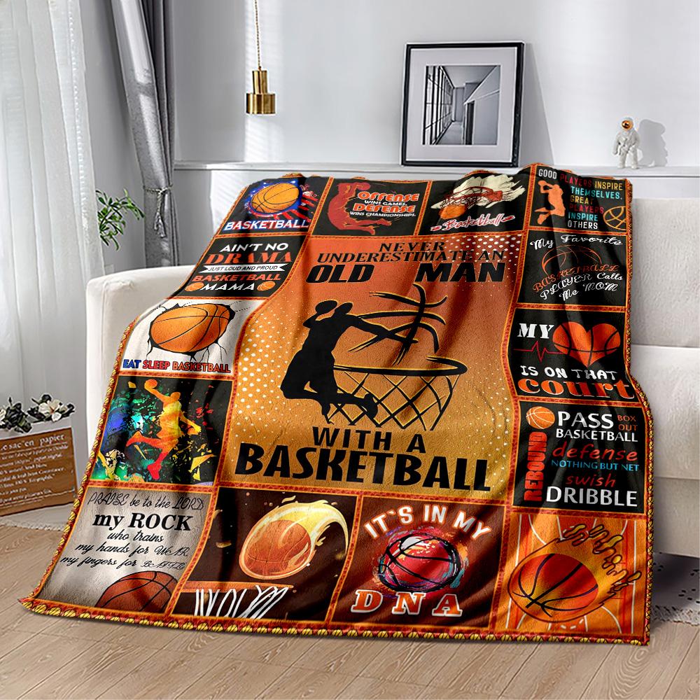Basketball Faith Strength Blankets are suitable for living rooms, bedrooms, camping, and other places, making them an ideal choice for gifts.