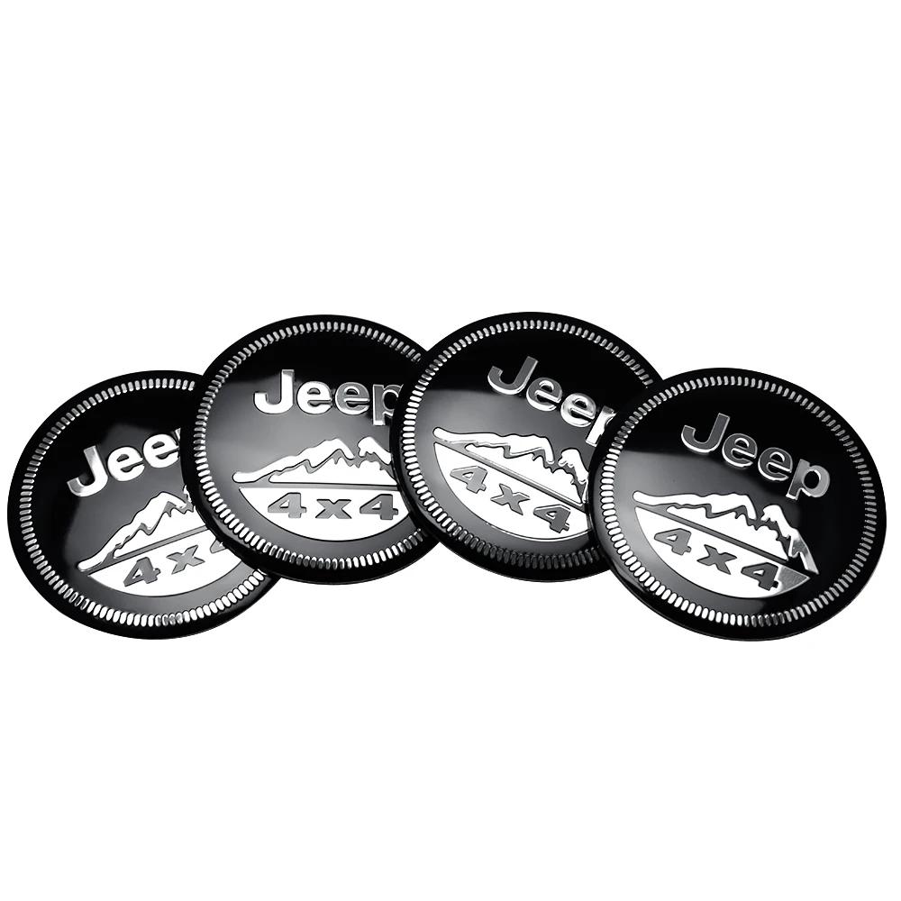 Для Jeep 60 мм Центральная заглушка ступицы колеса автомобиля Логотип Значок на дисках шин Крышка Для Jeep Wrangler jk Renegade Compass Grand Cherokee Gladia