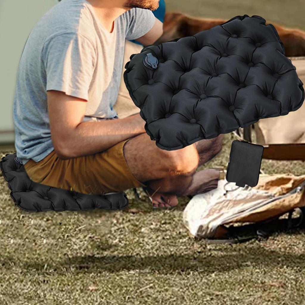 Компактный надувной коврик для сидения для путешествий и отдыха