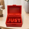 Just In Case Gag Gift 3D Colorful Case Desktop Decoration Ornament